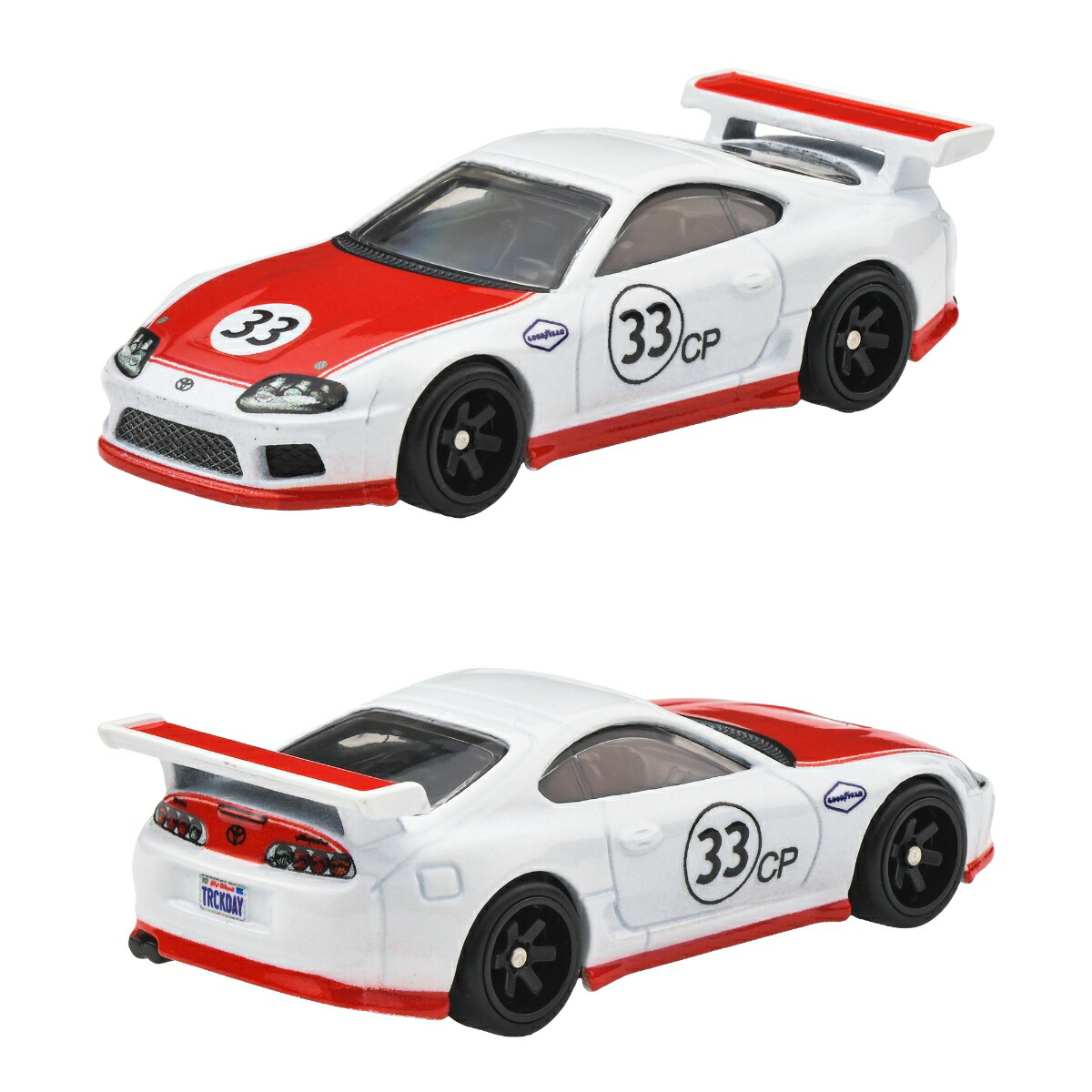 Hot Wheels | Premium 2-Pack Toyota Supra white/red & Toyota 2000 GT white/blue