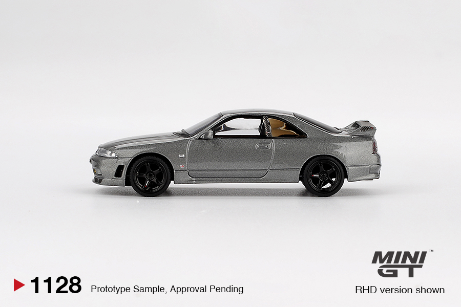 Mini GT | 1993 Nissan GT-R Dark Metal Gray (NISMO BCNR33 CRS Version)