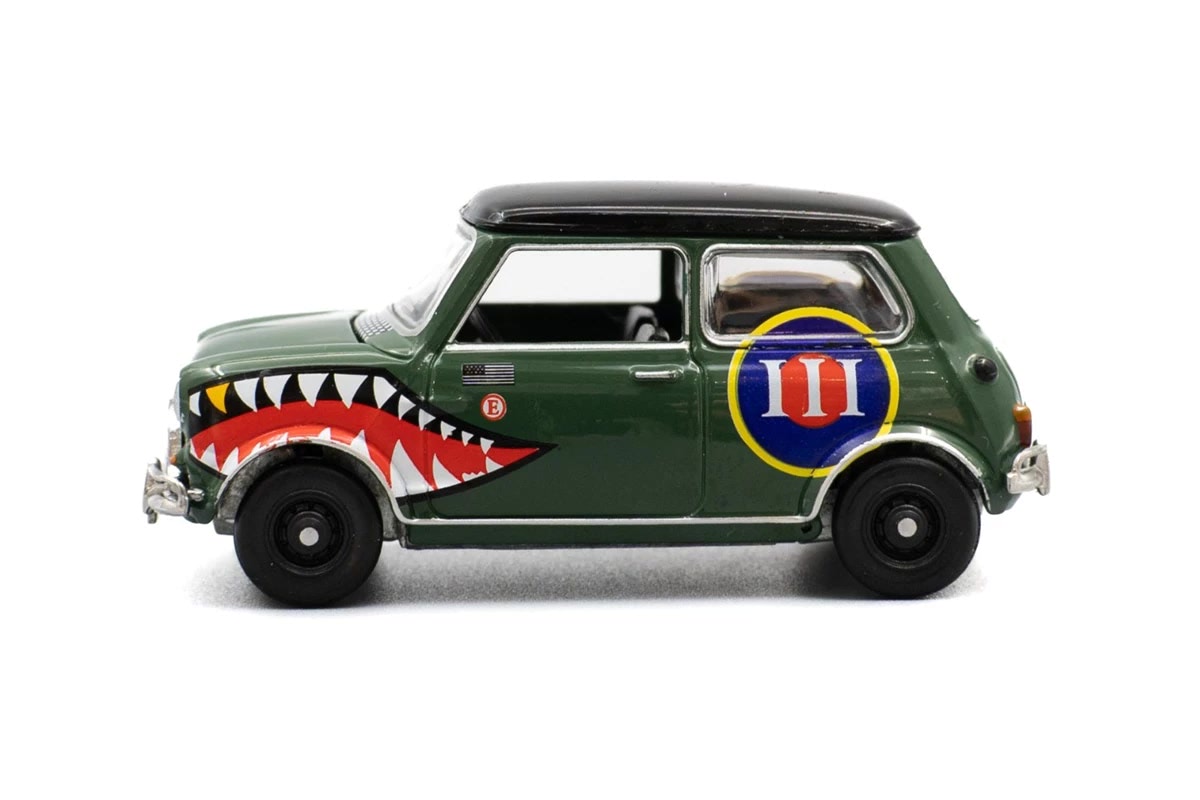 TINY Diecast | Mini Cooper Art Car SHARK olivgrün