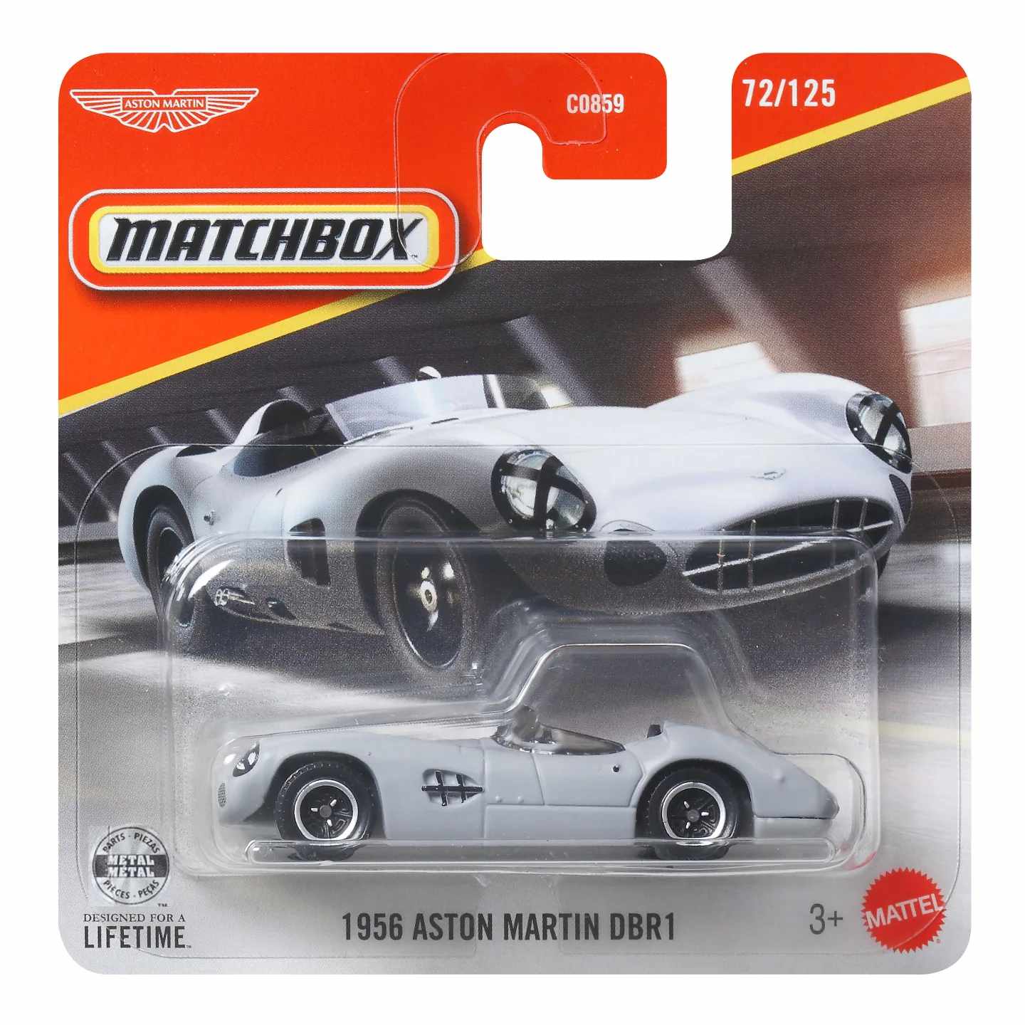 Matchbox | 1956 Aston Martin DBR1 matt grau