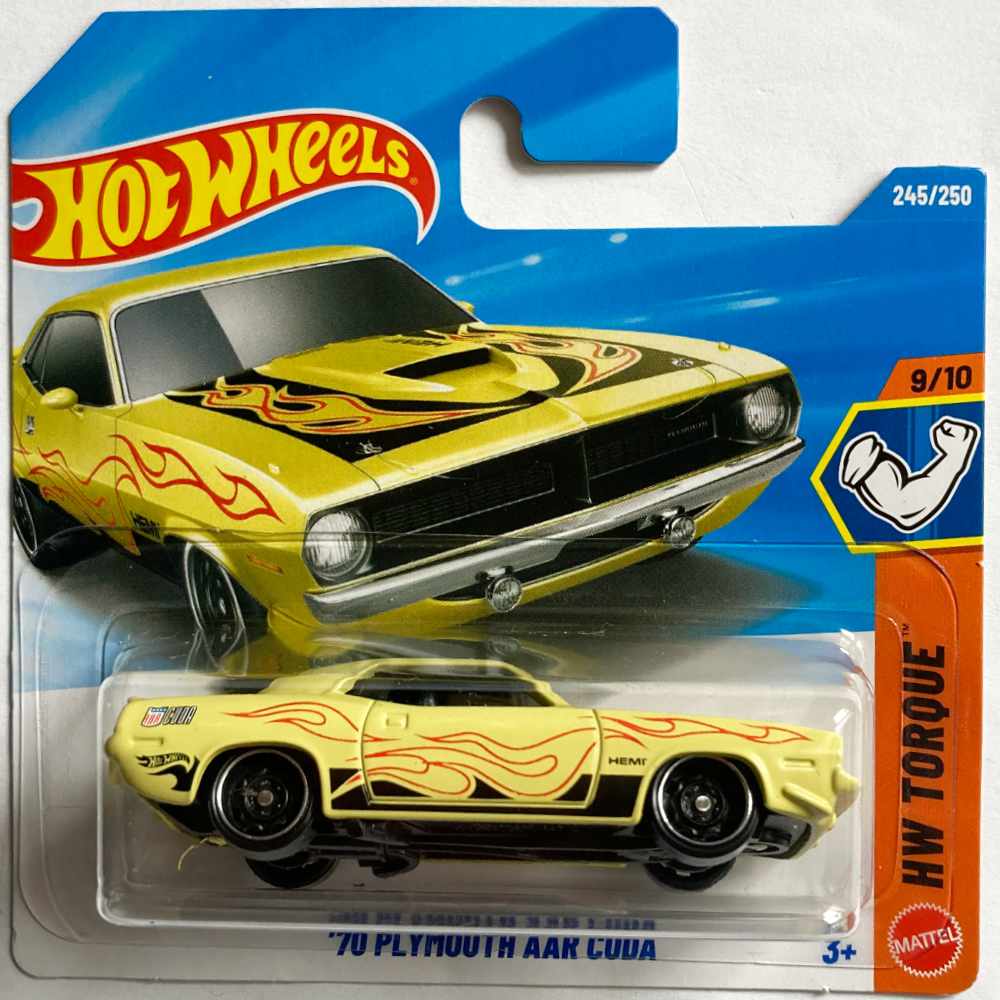 Hot Wheels | '70 Plymouth AAR Cuda hellgelb