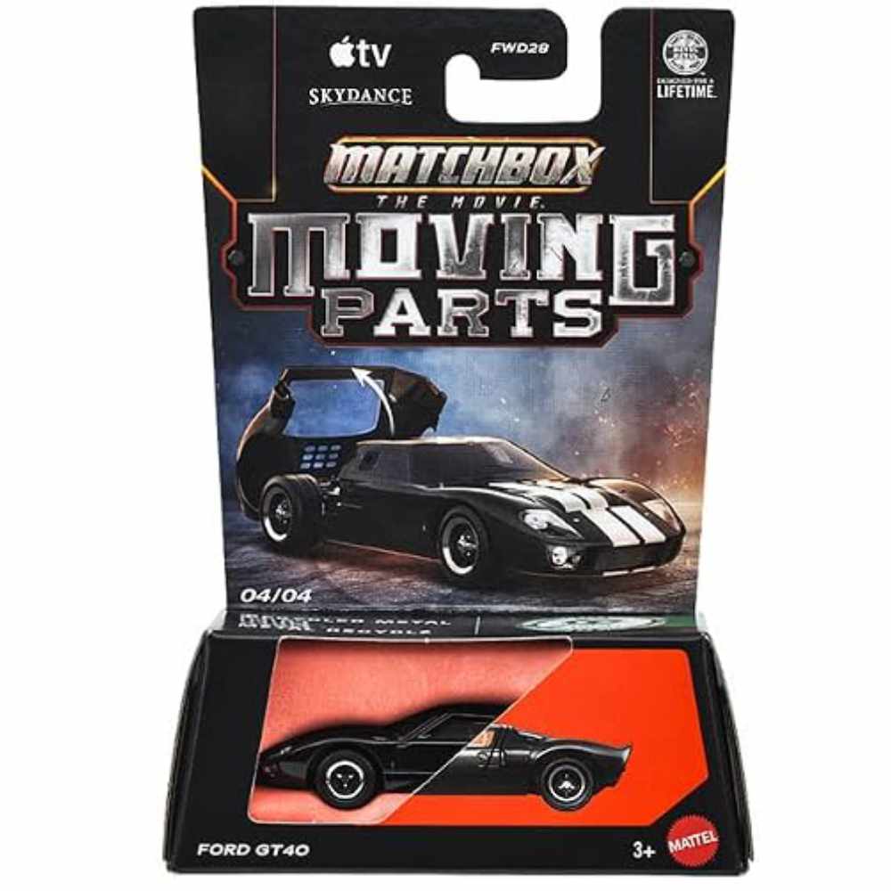 Matchbox | Moving Parts 04/04 MATCHBOX THE MOVIE Ford GT40 schwarz