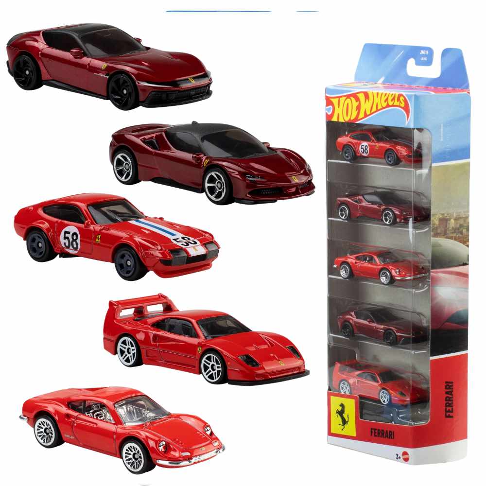 Hot Wheels | 5-Pack Ferrari