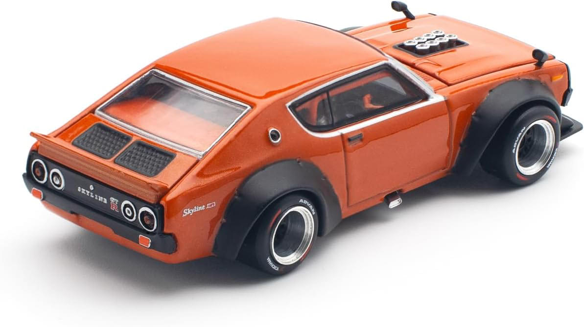 Pop Race | Nissan Skyline GT-R V8 Drift (Kenmeri) orange