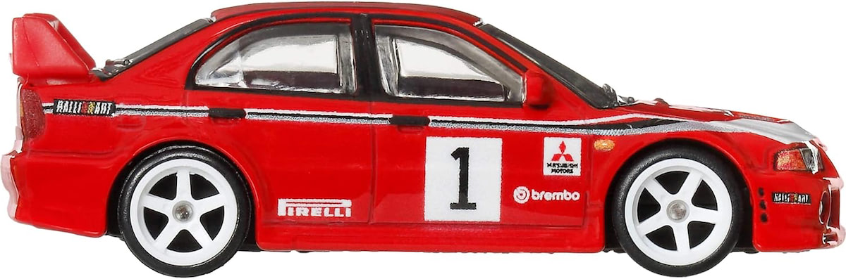 Hot Wheels | Premium Car Culture THRILL CLIMBERS 3/5 Mitsubishi Lancer Evolution VI rot