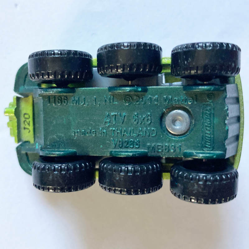 Matchbox | ATV 6x6 light green metallic - without packaging
