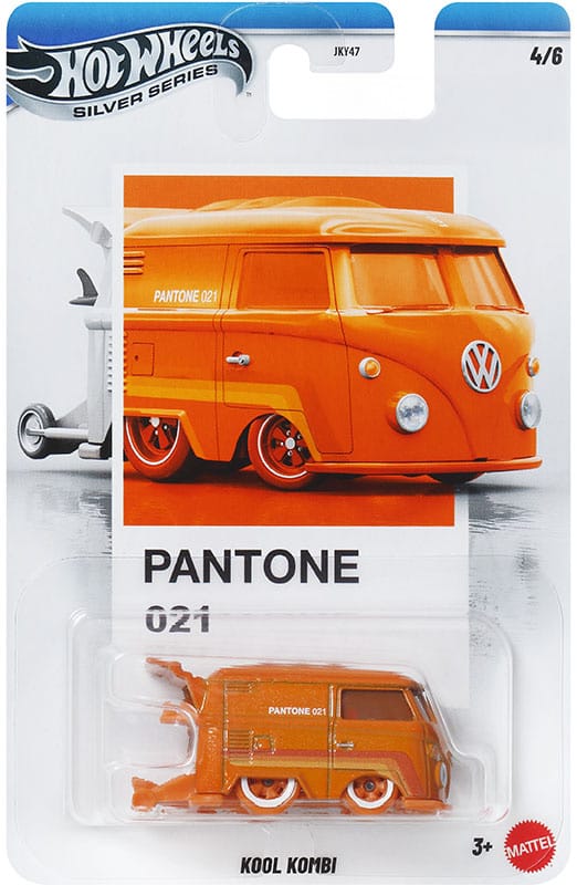 Hot Wheels | Basic Premium Silver series PANTONE 4/6 Kool Kombi PANTONE 021 orange