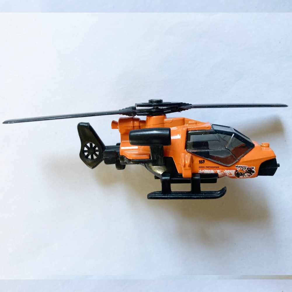 Matchbox | Mission Helicopter orange/schwarz 2009 - ohne Verpackung