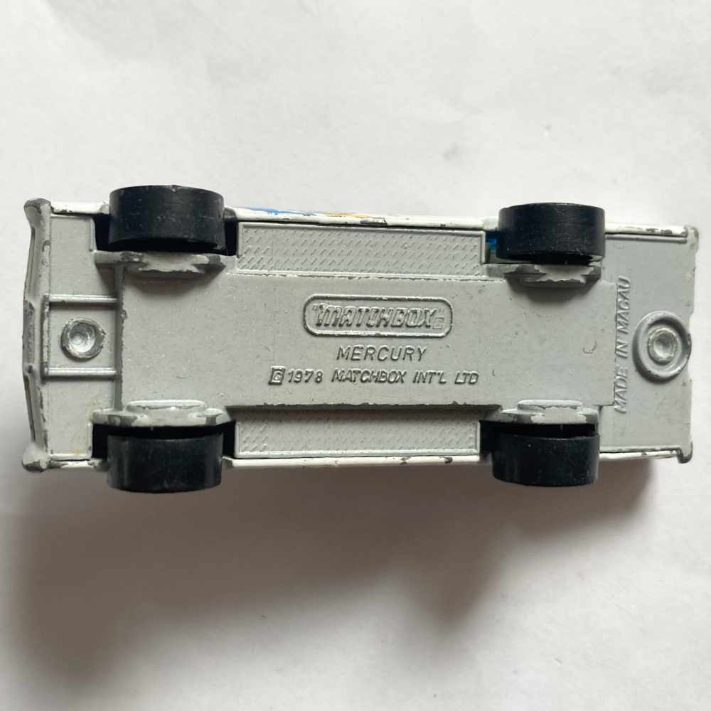 Matchbox | Laser Wheels Mercury STATE POLICE weiß/gelb/blau - ohne Verpackung