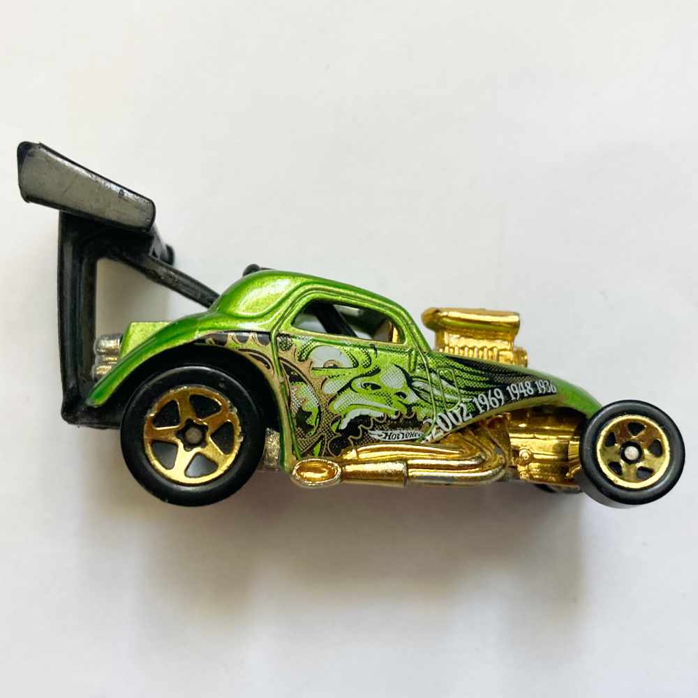Hot Wheels | Fiat 500C lime green/gold 2002 - ohne Verpackung