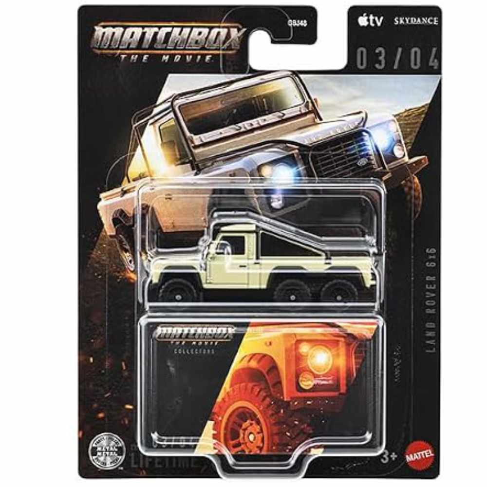 Matchbox | Collectors Serie 03/04 MATCHBOX THE MOVIE Land Rover 6x6 beige