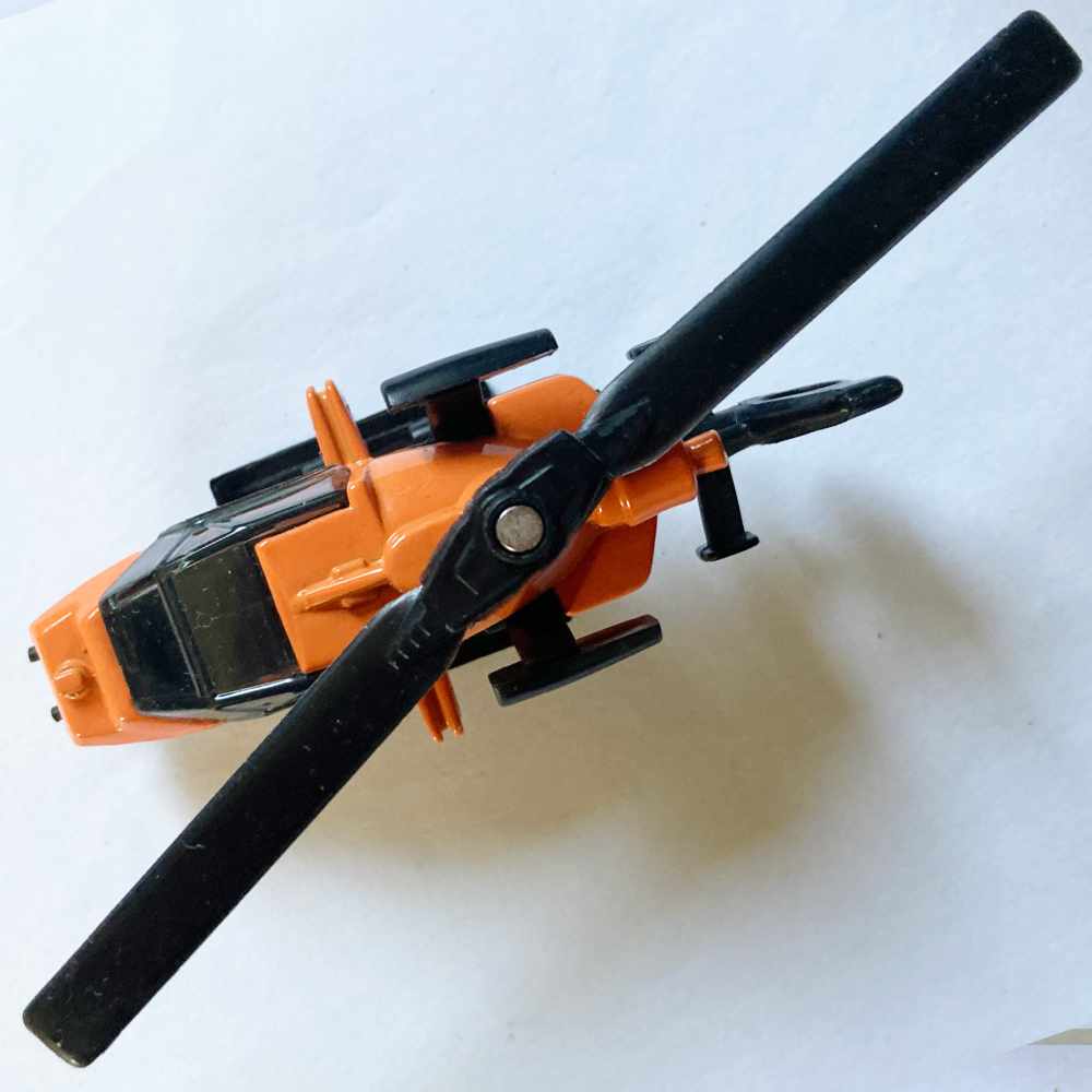 Matchbox | Mission Helicopter orange/schwarz 2009 - ohne Verpackung