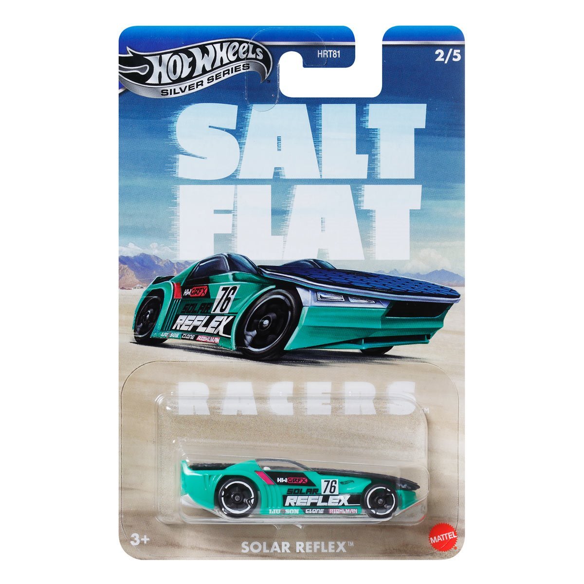 Hot Wheels | Basic Premium Salt Flat Racing 2/5 Solar Reflex #76 türkis