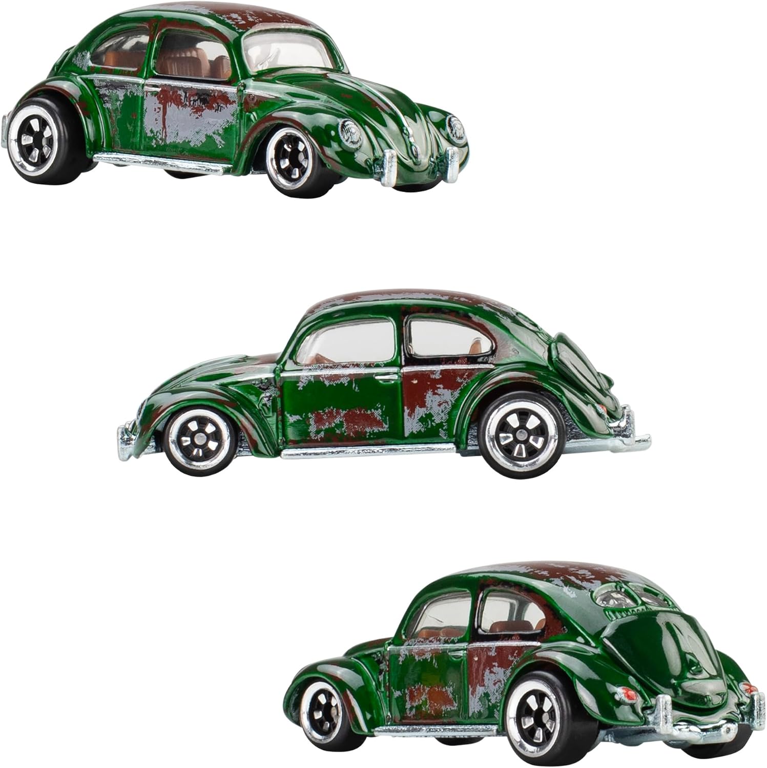 Hot Wheels | Basic Premium Silver Series Vintage Club 5/5 Volkswagen Classic Bug dunkelgrün