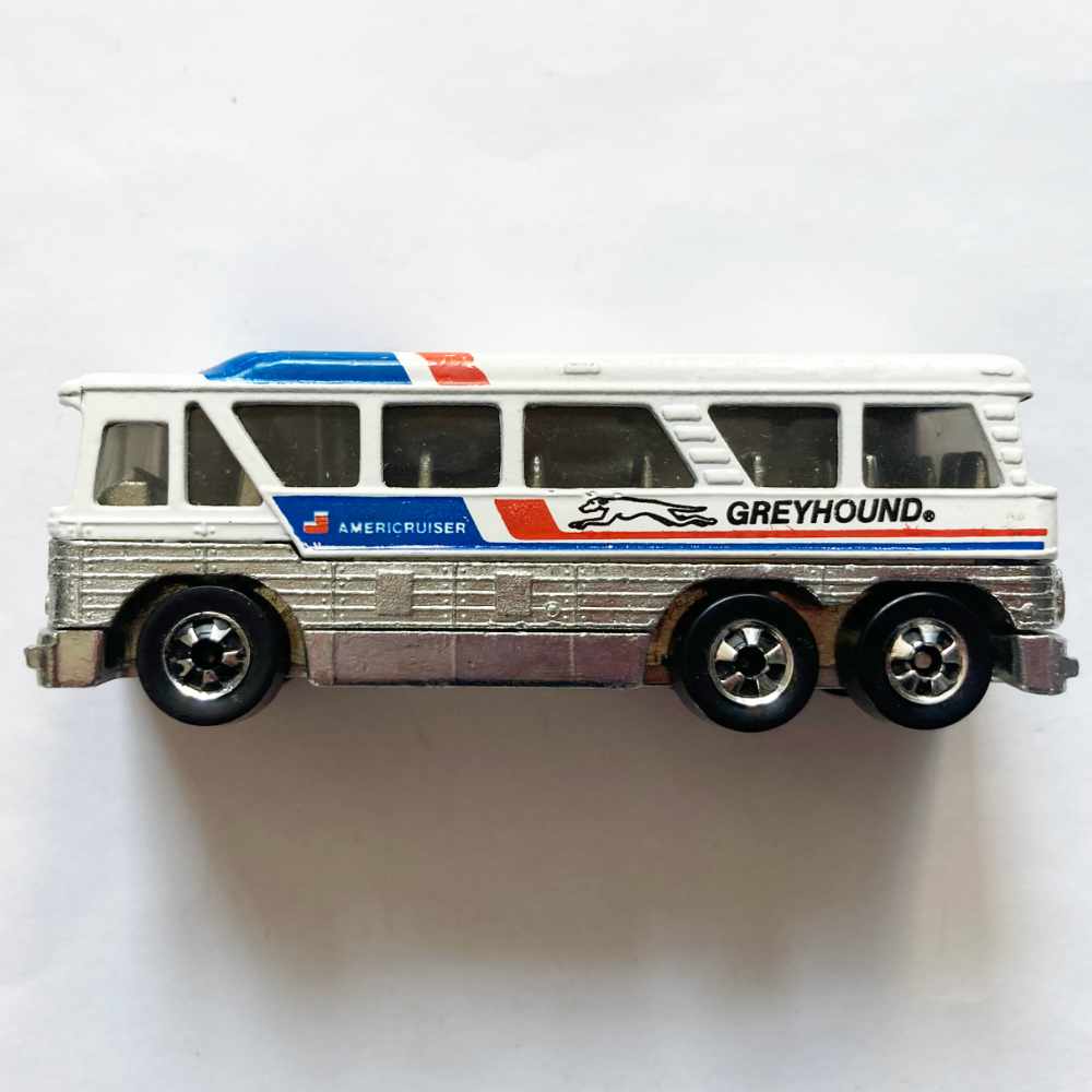 Hot Wheels | Blackwall Greyhound Bus weiß - ohne Verpackung