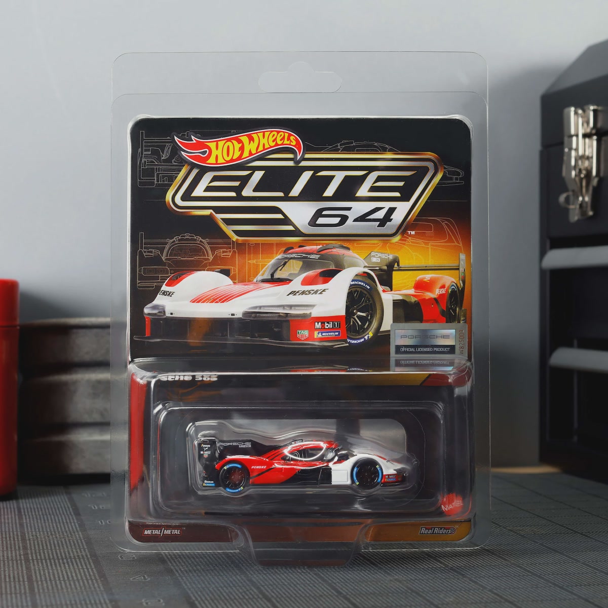 Hot Wheels | Elite 64 Porsche 963 red/black/white