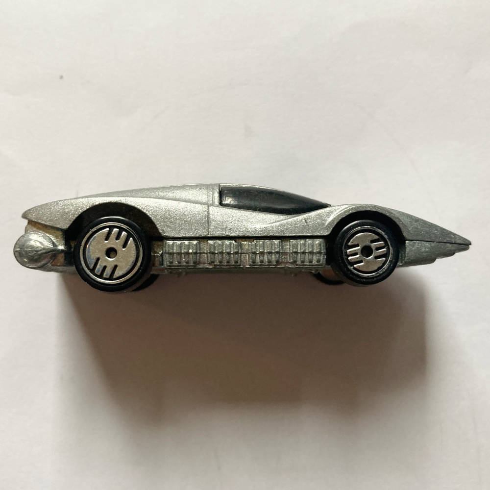 Hot Wheels | Silver Bullet Metalflake Silver 1985 Ultra Hots Serie - ohne Verpackung