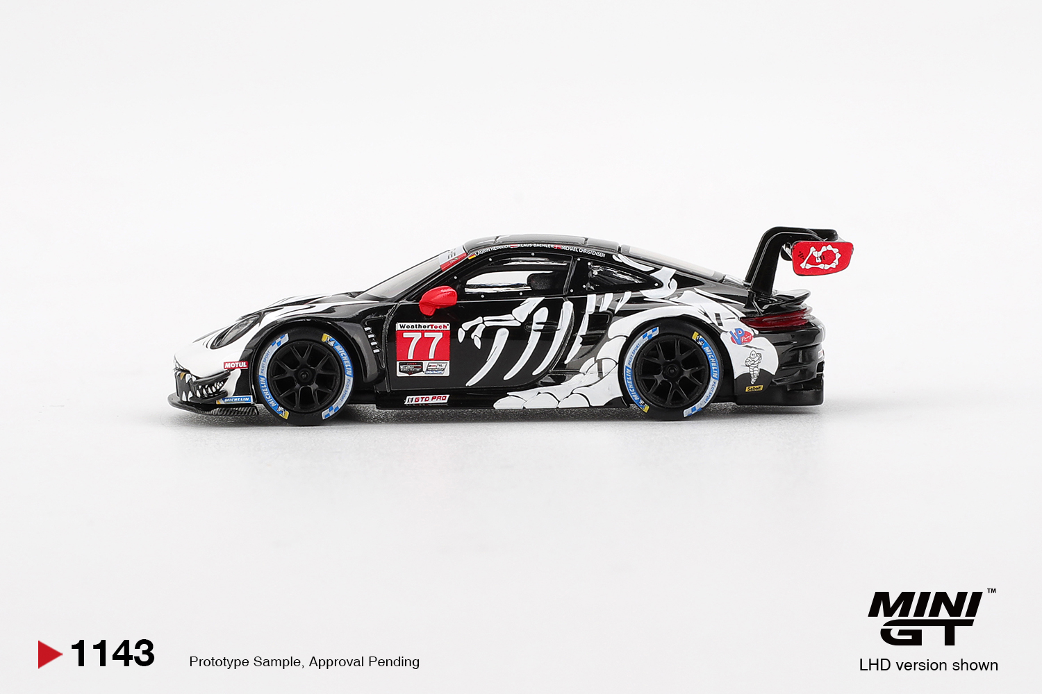 Mini GT | Porsche 911 GT3 R #77 AO Racing 2025 IMSA Petit Le Mans