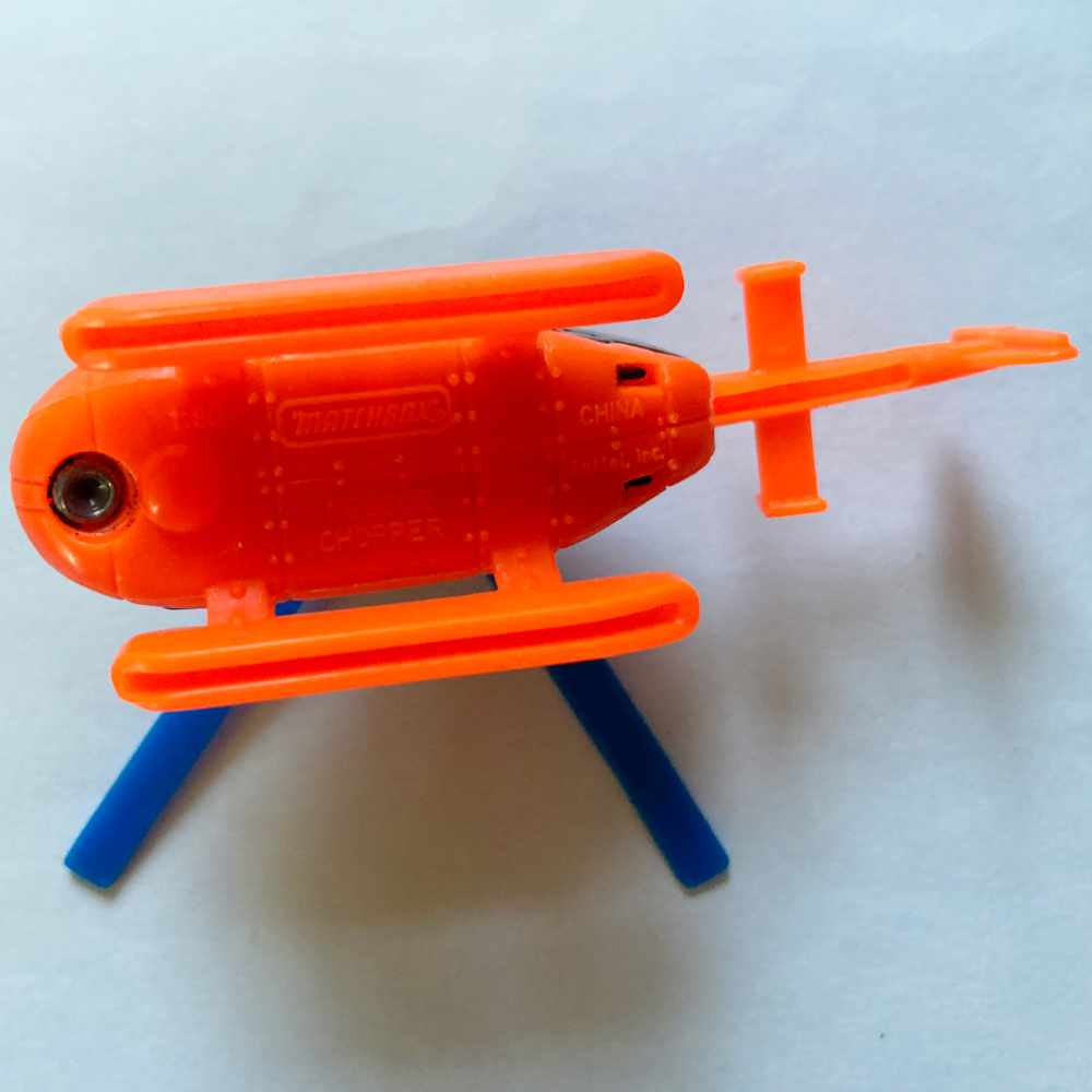 Matchbox | Rescue Chopper schwarz/orange 2002 - ohne Verpackung