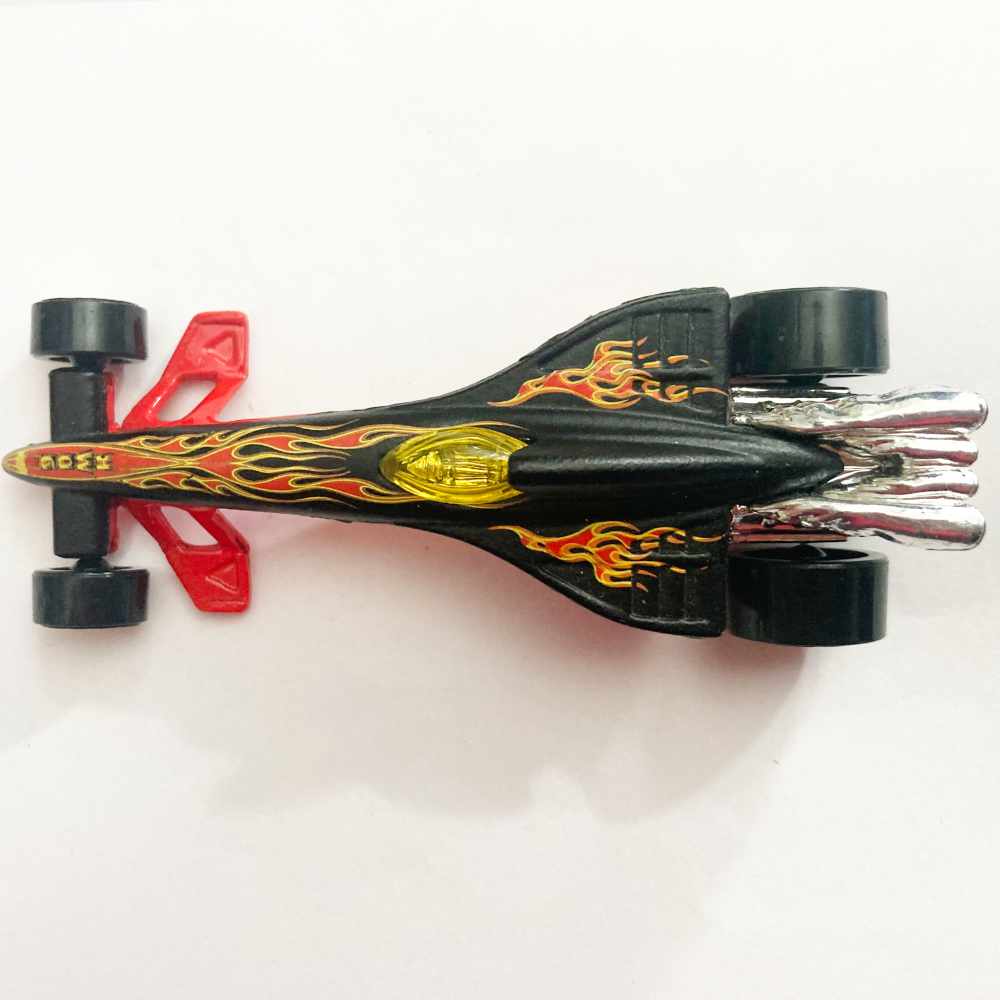Hot Wheels | Greased Lightnin' mattschwarz/rot 2006 - ohne Verpackung
