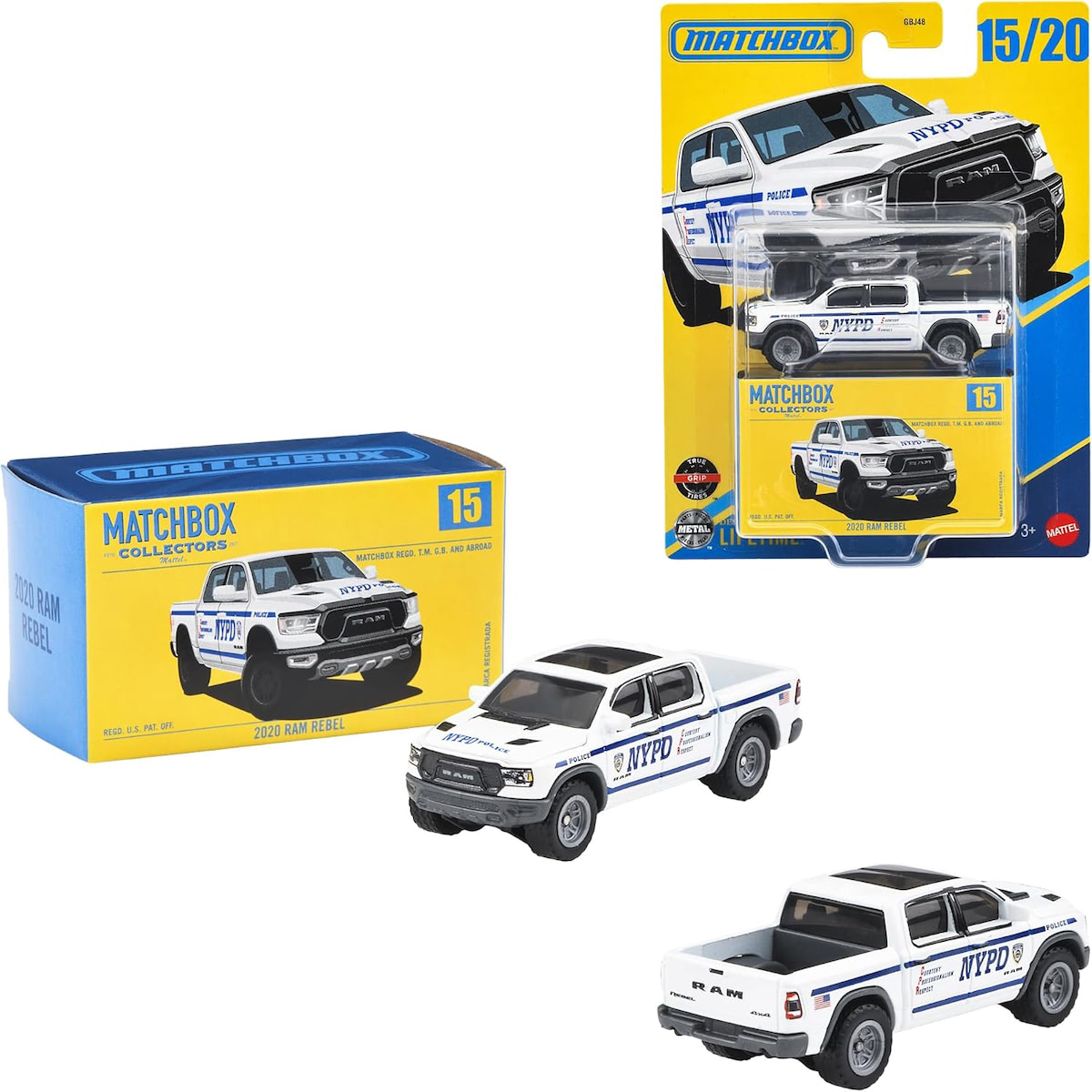 Matchbox | Collectors Serie 15/20 2020 RAM Rebel NYPD weiß/blau