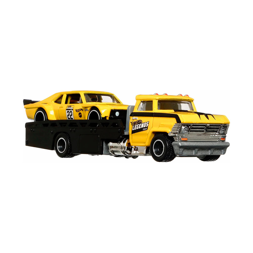 Hot Wheels | Car Culture Team Transport LEGENDS TOUR 2022 Custom Chevrolet Nova & Horizon Hauler gel