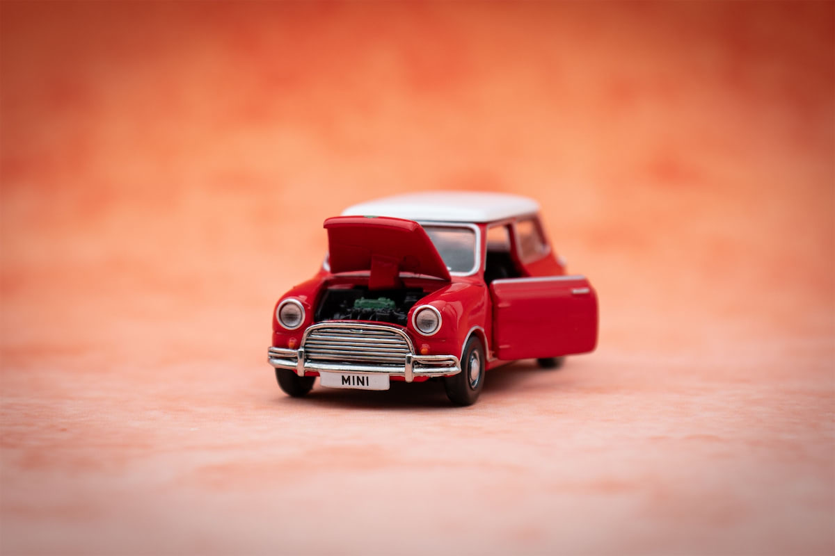 TINY Diecast | Mini Cooper Mk 1 rot