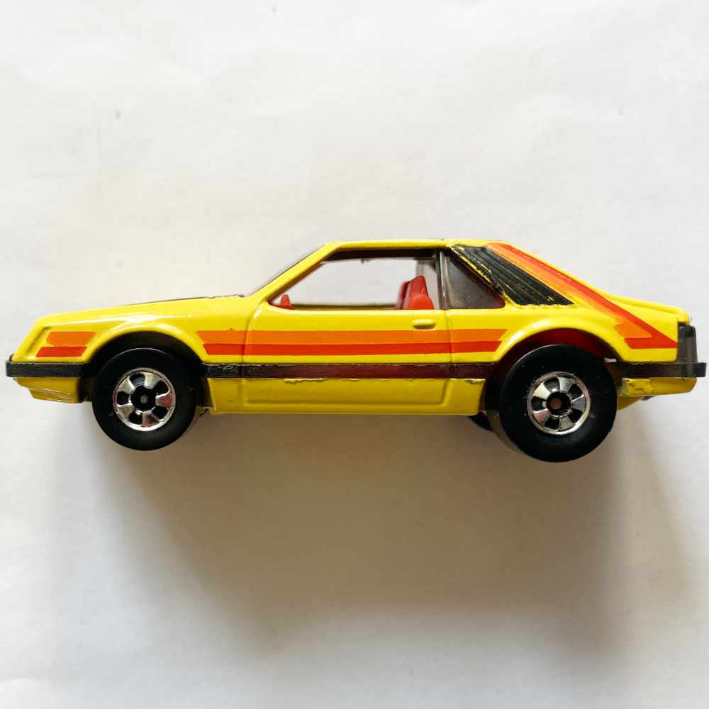 Hot Wheels | Blackwall Turbo Mustang gelb - ohne Verpackung