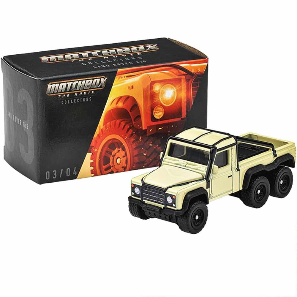 Matchbox | Collectors Serie 03/04 MATCHBOX THE MOVIE Land Rover 6x6 beige