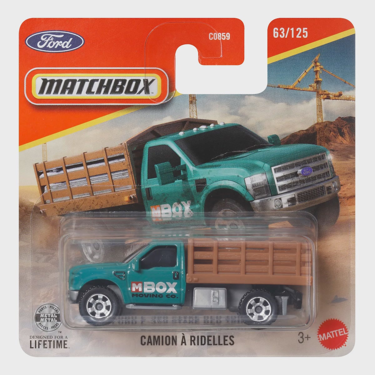 Matchbox | Ford F-350 Stake Bed Truck grün/braun