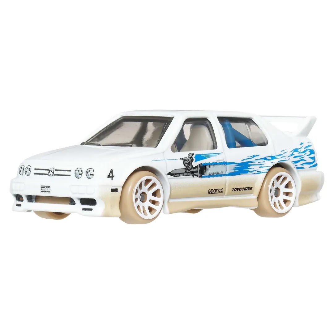 Hot Wheels | Basic Premium Silver Series Fast & Furious RACE-OFF 3/5 Volkswagen Jetta MK3 weiß