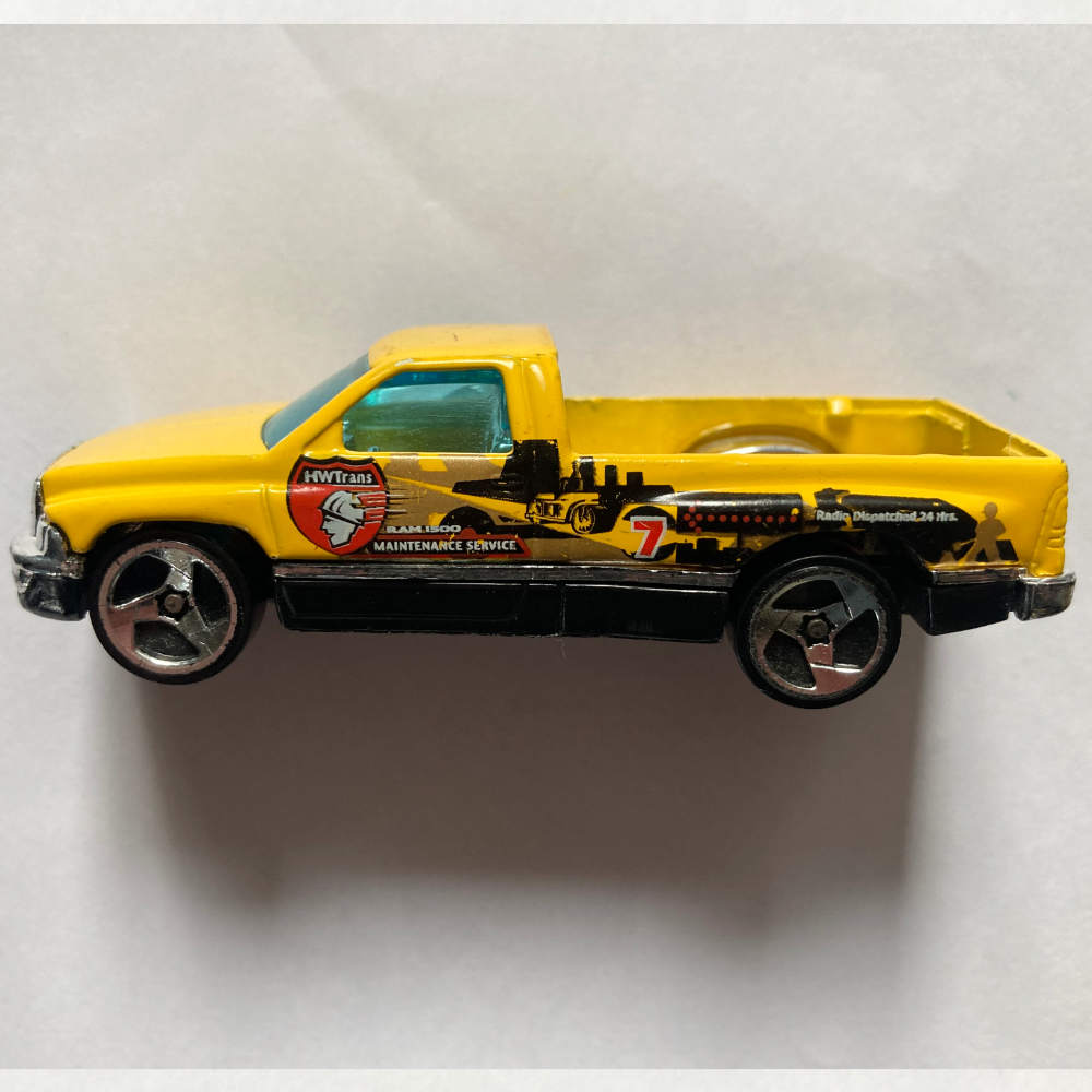 Hot Wheels | Dodge Ram 1500 gelb 2002 - ohne Verpackung