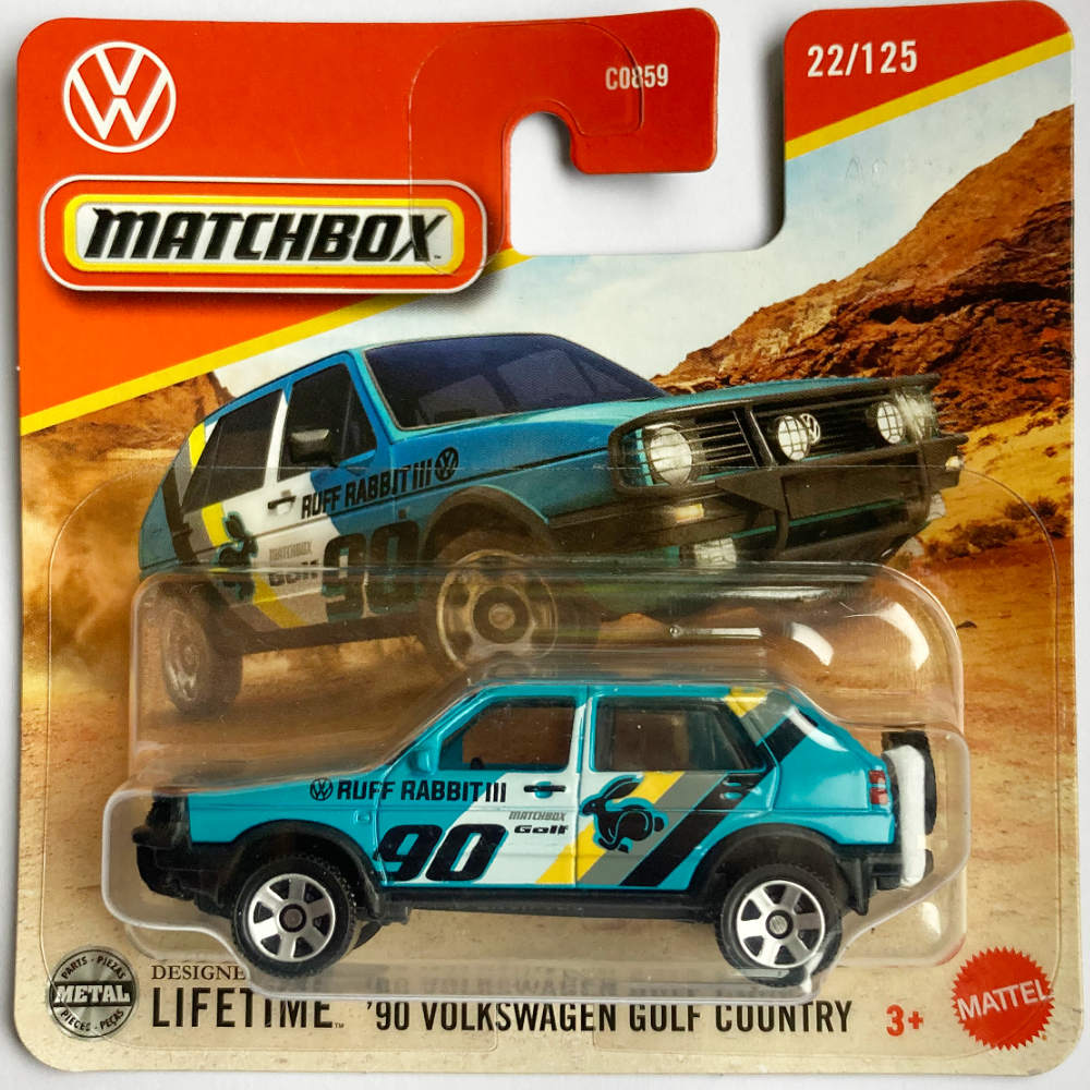 Matchbox | ‘90 Volkswagen Golf Country türkis