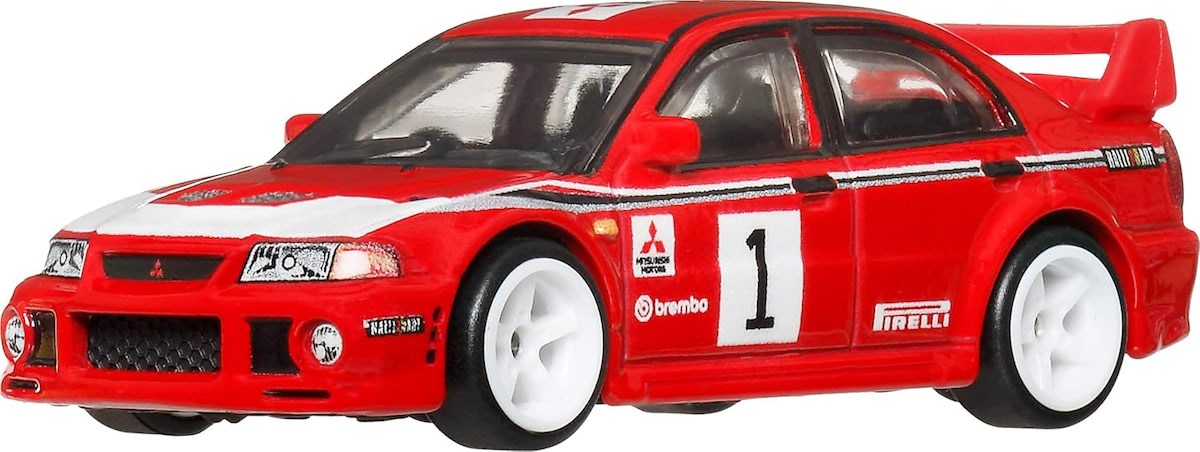 Hot Wheels | Premium Car Culture THRILL CLIMBERS 3/5 Mitsubishi Lancer Evolution VI rot