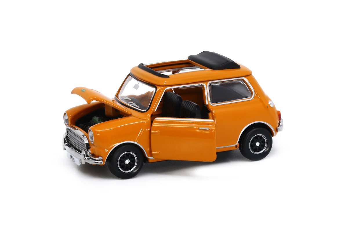 TINY Diecast | Mini Cooper hellbraun offenes Faltdach