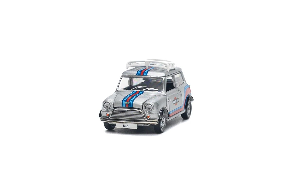 TINY Diecast | Mini Cooper MK 1 silber/blau/rot