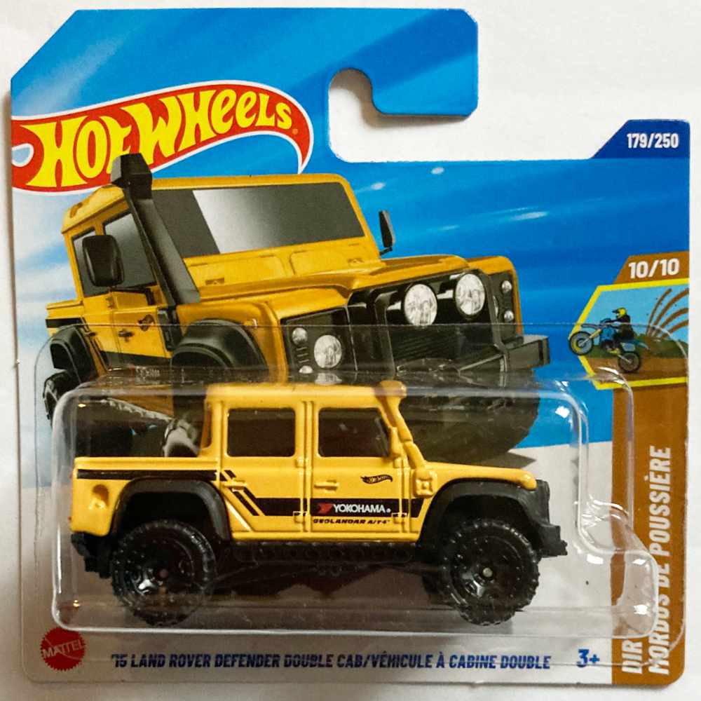 Hot Wheels | '15 Land Rover Defender Double Cab gelb