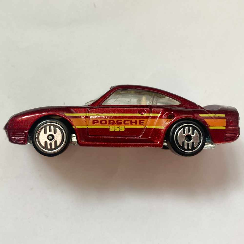 Hot Wheels | Blackwall Porsche 959 Metalflake Dark Red - ohne Verpackung
