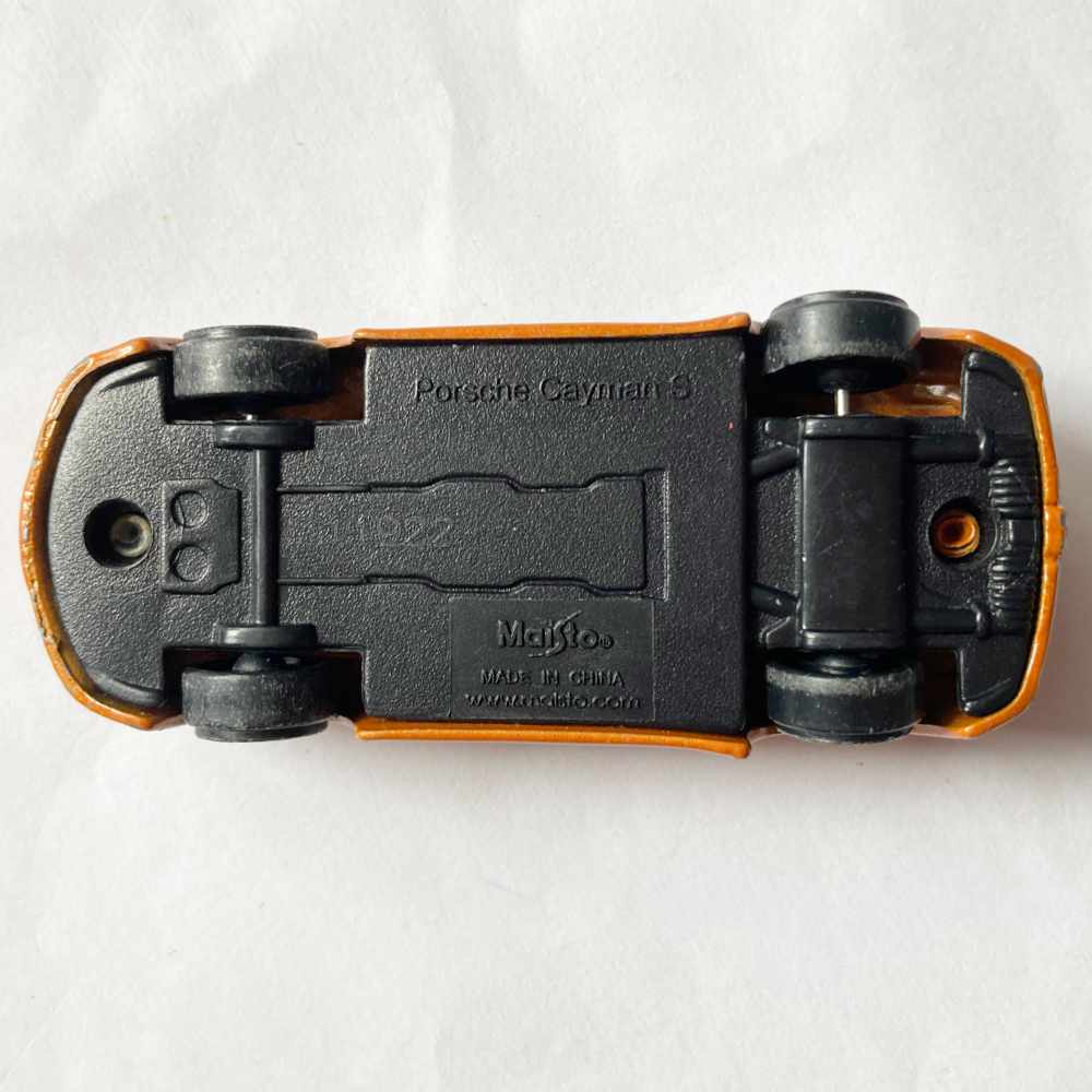 Maisto | Porsche Cayman S dunkel orange - ohne Verpackung