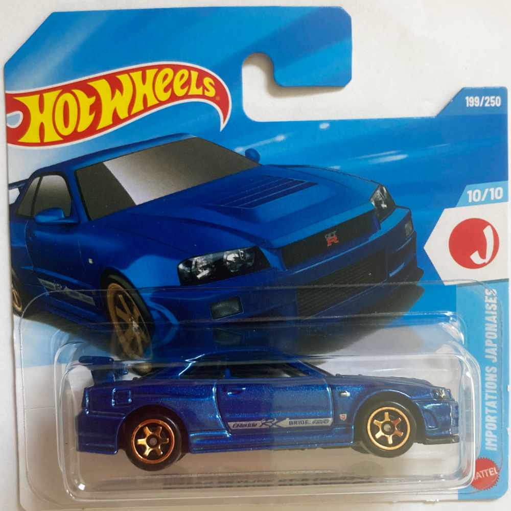 Hot Wheels | Nissan Skyline GT-R (BNR34) blaumetallic