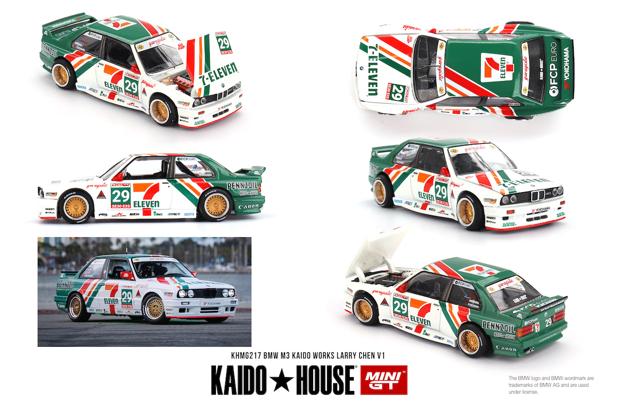 MiniGT x Kaido House | BMW M3 KAIDO WORKS LARRY CHEN V1 (USA Exclusive)