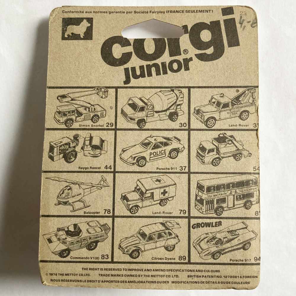 Corgi Junior | No 91 Custom Van GOLDEN EAGLE orange