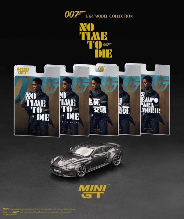 MINI GT | Aston Martin DBS NO TIME TO DIE dunkelgrau RHD