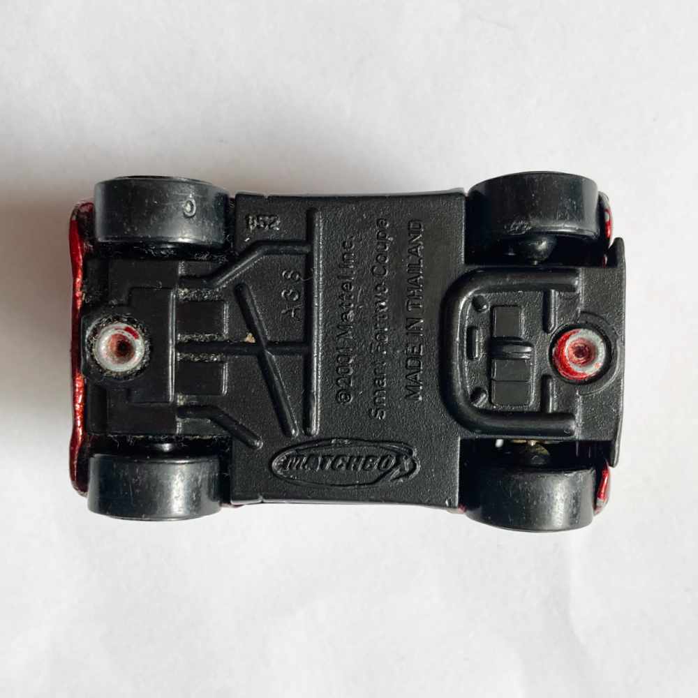 Matchbox | Smart rotmetallic - ohne Verpackung