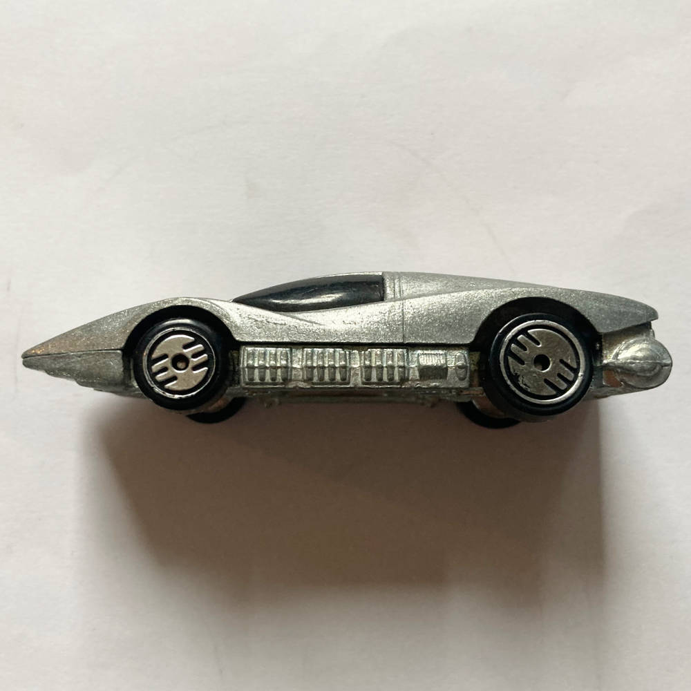 Hot Wheels | Silver Bullet Metalflake Silver 1985 Ultra Hots Serie - ohne Verpackung