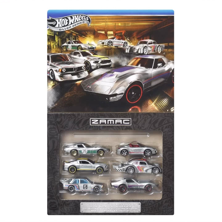 Hot Wheels | Silver Series ZAMAC 6-Pack 2026