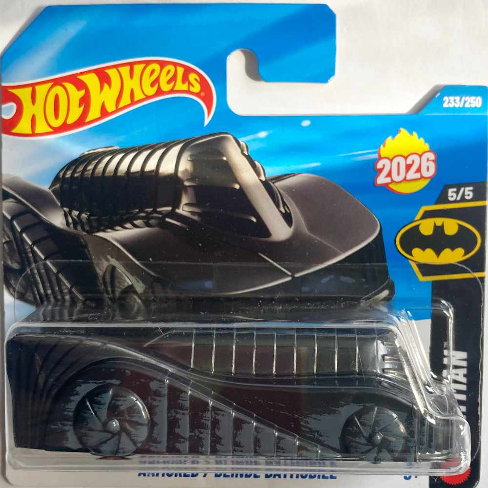 Hot Wheels | Armored Batmobile schwarz