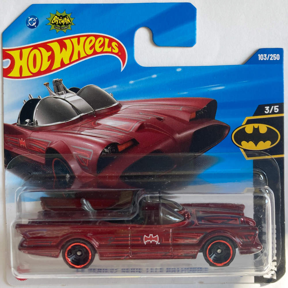 Hot Wheels | TV Series Batmobile dunkelrotmetallic 2025
