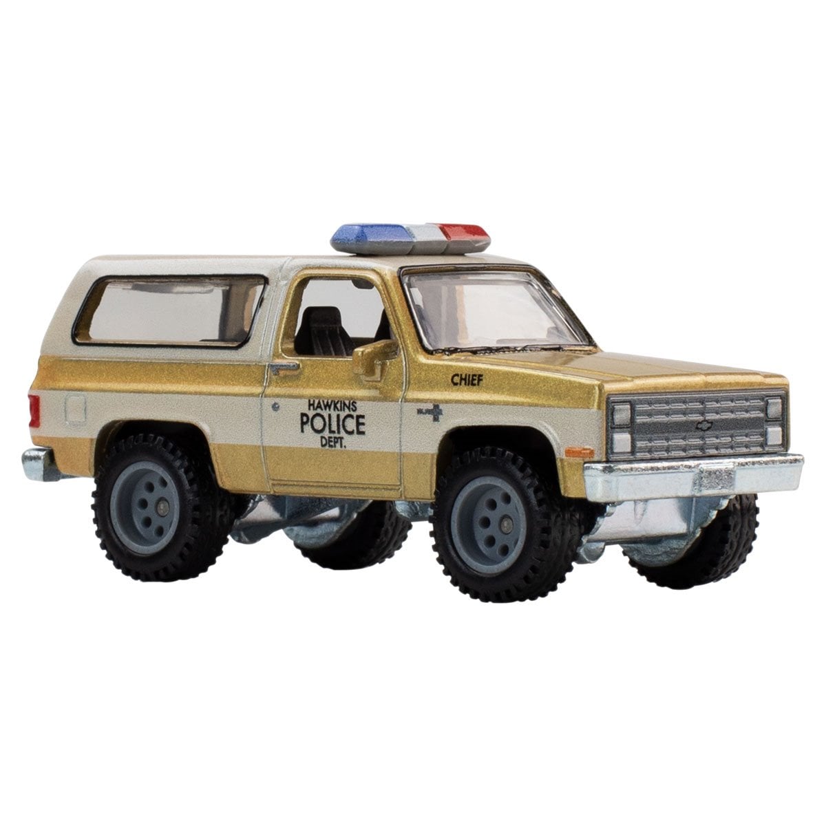 Hot Wheels | Premium Pop Culture 1985 Chevrolet K5 Blazer STRANGER THINGS gold/beige