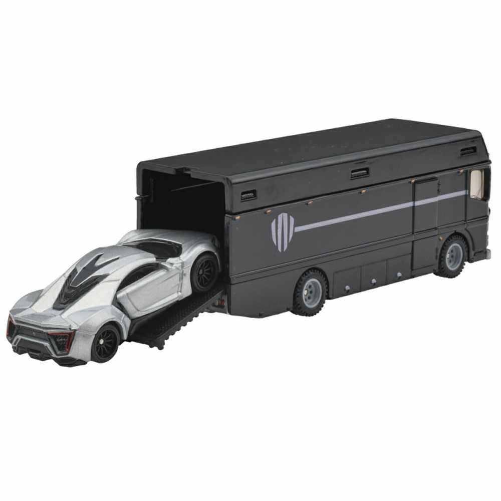 Hot Wheels | Car Culture Team Transport #85 Lykan Hypersport silber & Euro Hauler schwarz